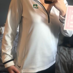 Nike golf dry-fit nufarm 1/2 zip pull over